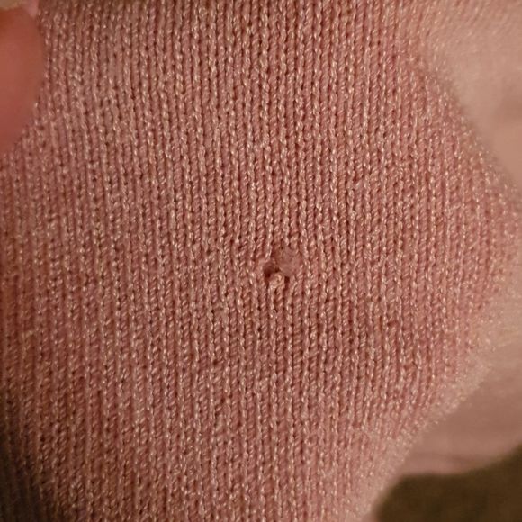 Vtg Baby Pink Knit Midi Tank Dress sz XS/S - Picture 5 of 5